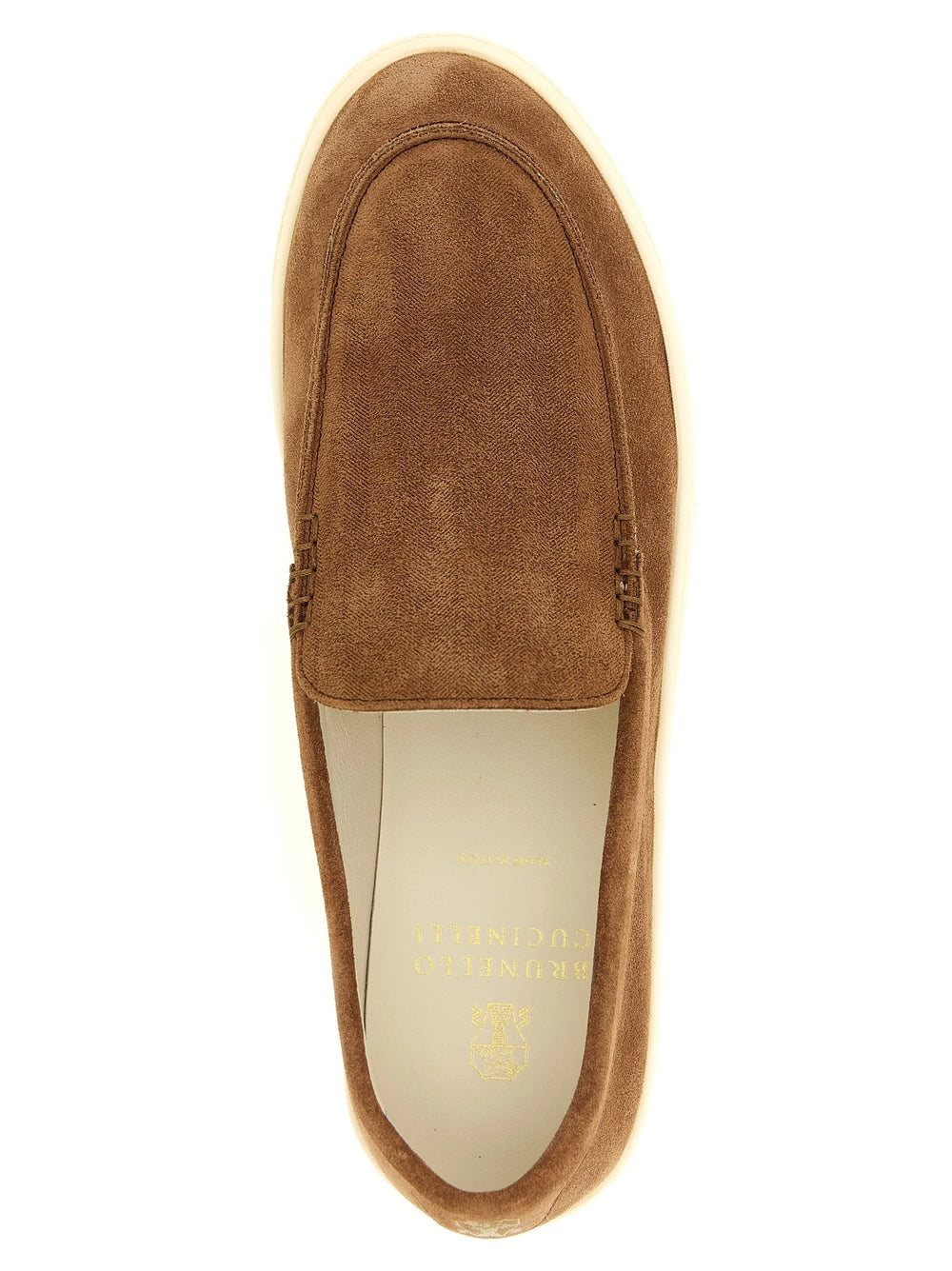 Brunello Cucinelli Brown Calfskin Slip-On Loafers - EU 42 | US 9