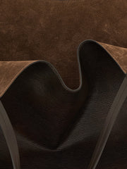 Brunello Cucinelli Brown Calfskin Tote Bag