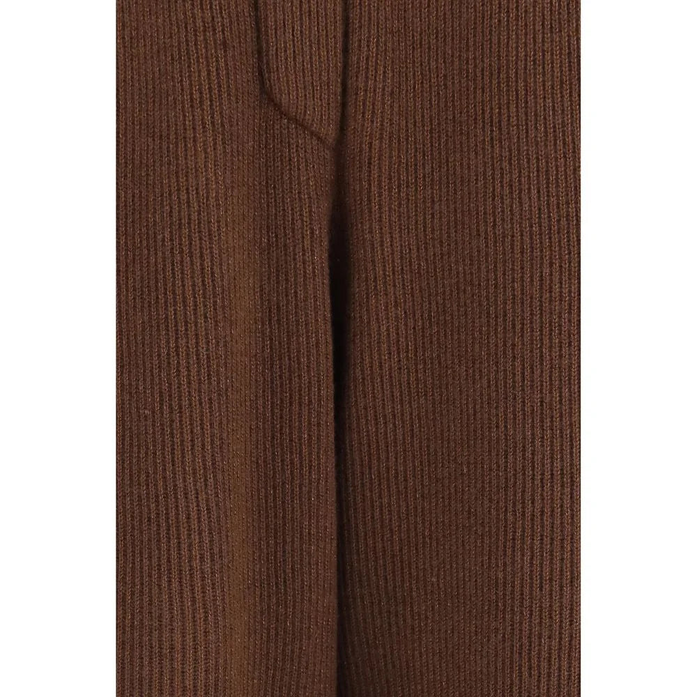 Brunello Cucinelli Brown Cashmere Casual Pants