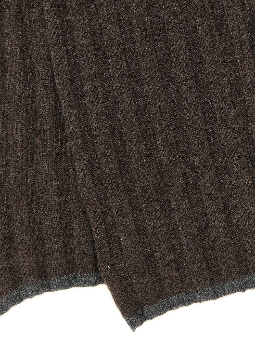 Brunello Cucinelli Brown Cashmere Scarf