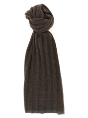 Brunello Cucinelli Sciarpa in Cashmere Marrone