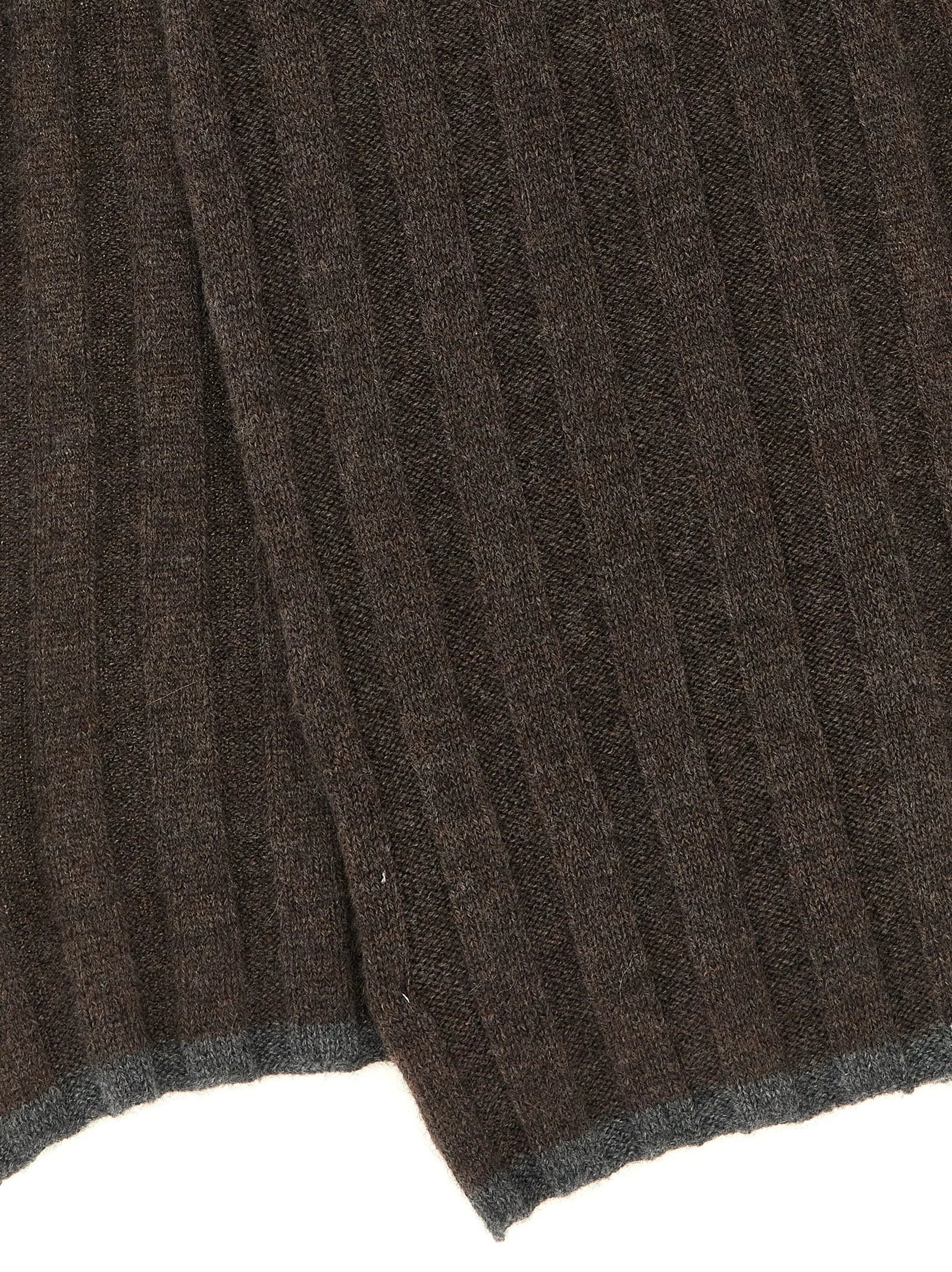 Brunello Cucinelli Sciarpa in Cashmere Marrone