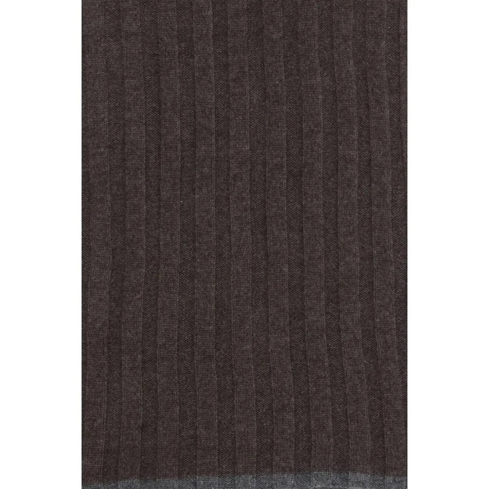 Brunello Cucinelli Brown Cashmere Scarf