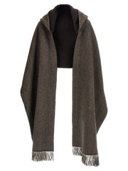 Brunello Cucinelli Brown Cashmere Scarf
