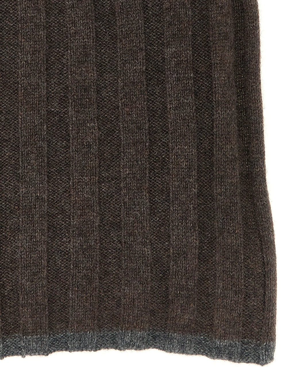 Brunello Cucinelli Sciarpa in Cashmere Marrone