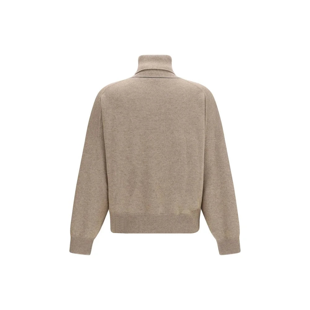 Brunello Cucinelli Brown Cashmere Turtleneck