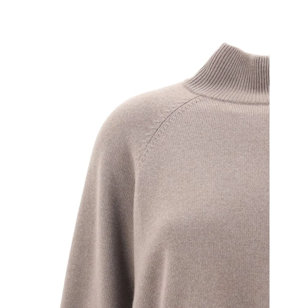 Brunello Cucinelli Brown Cashmere Turtleneck - XL