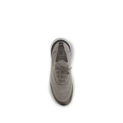 Brunello Cucinelli Brown Cotton Athletic Sneakers - EU43/US10