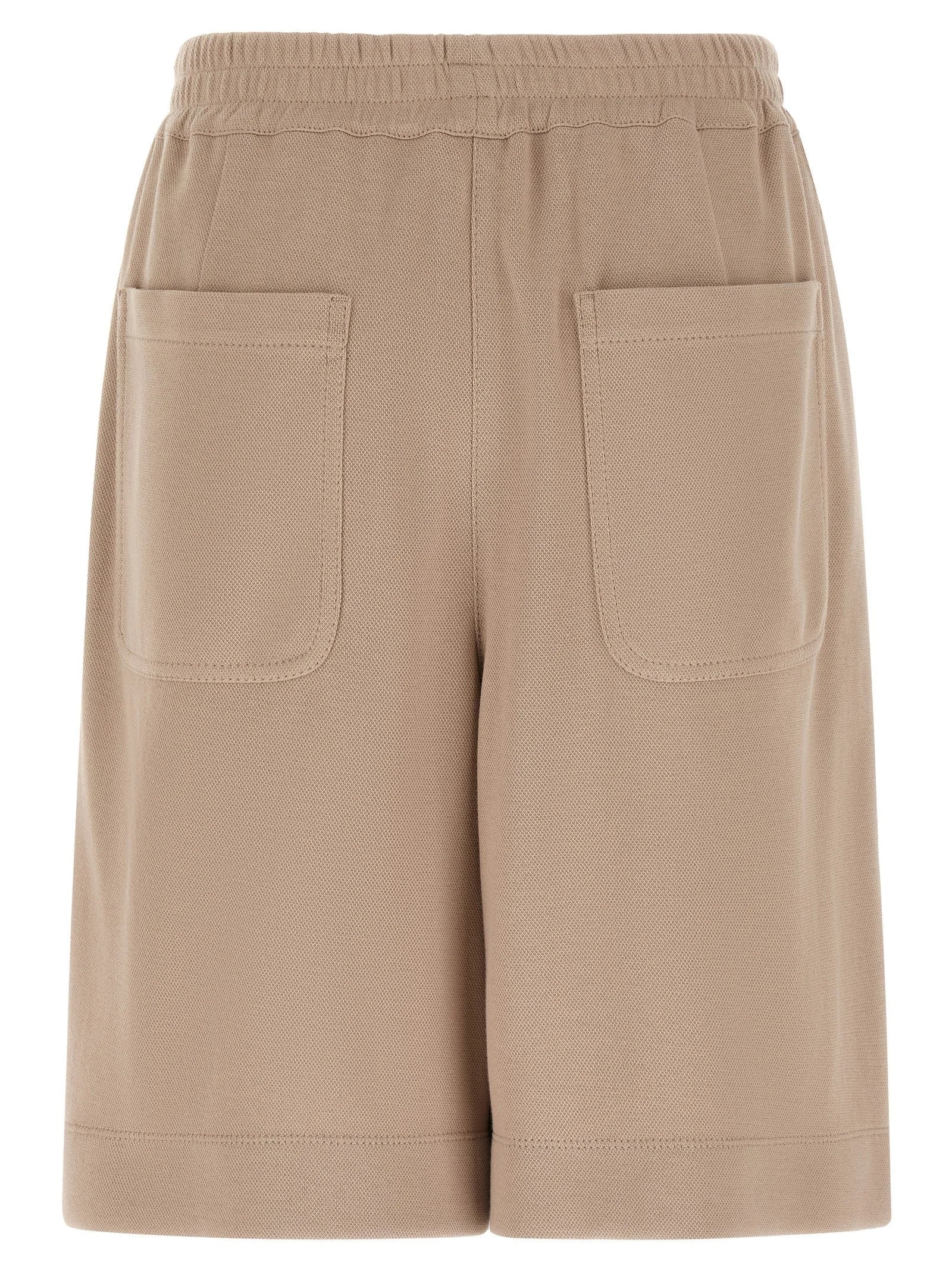 Brunello Cucinelli Brown Cotton Bermuda Shorts
