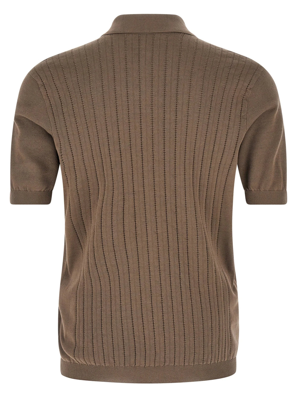 Brunello Cucinelli Brown Cotton Blouse