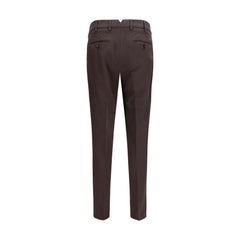 Brunello Cucinelli Brown Cotton Casual Pants