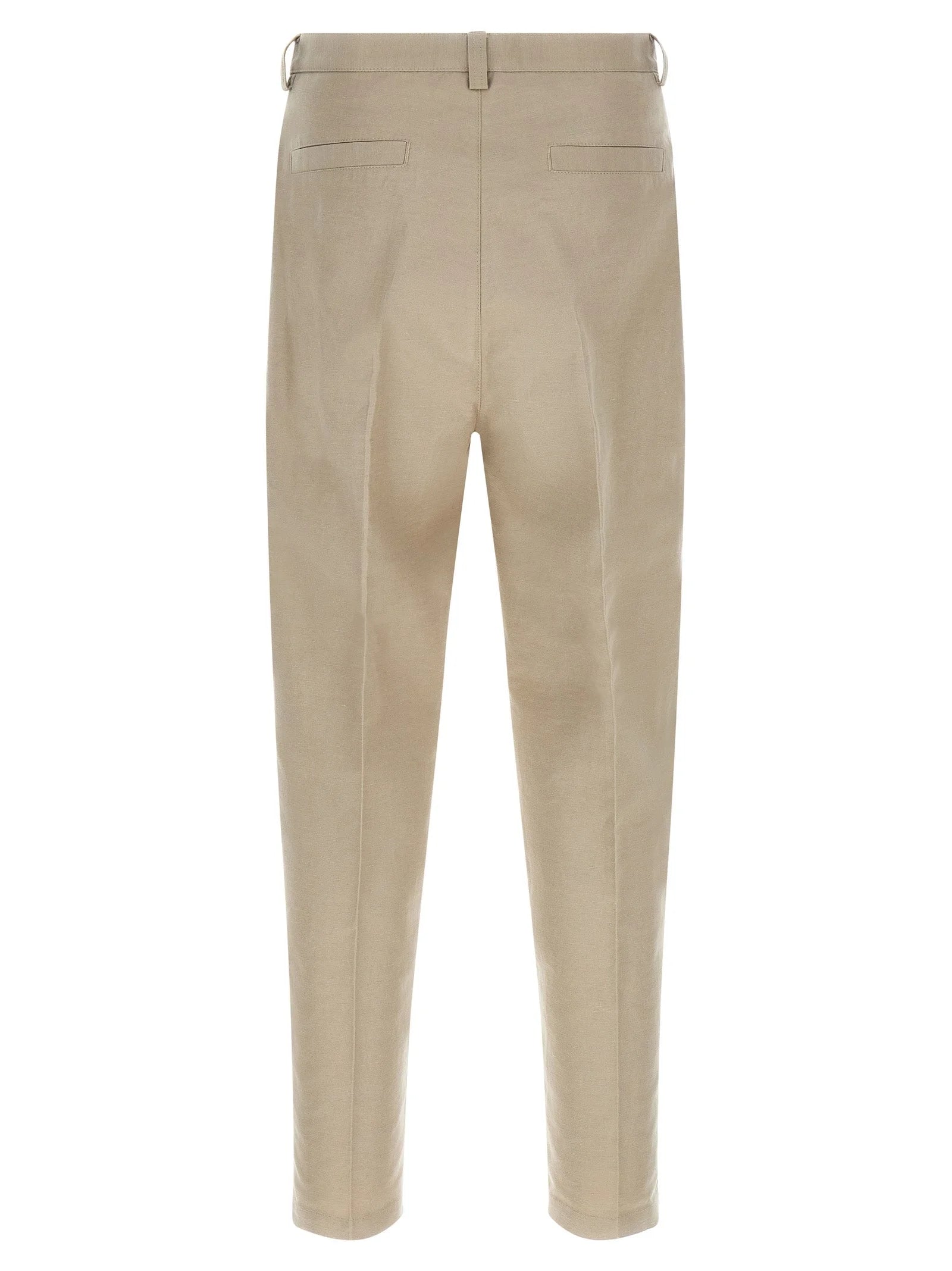 Brunello Cucinelli Brown Cotton Casual Pants