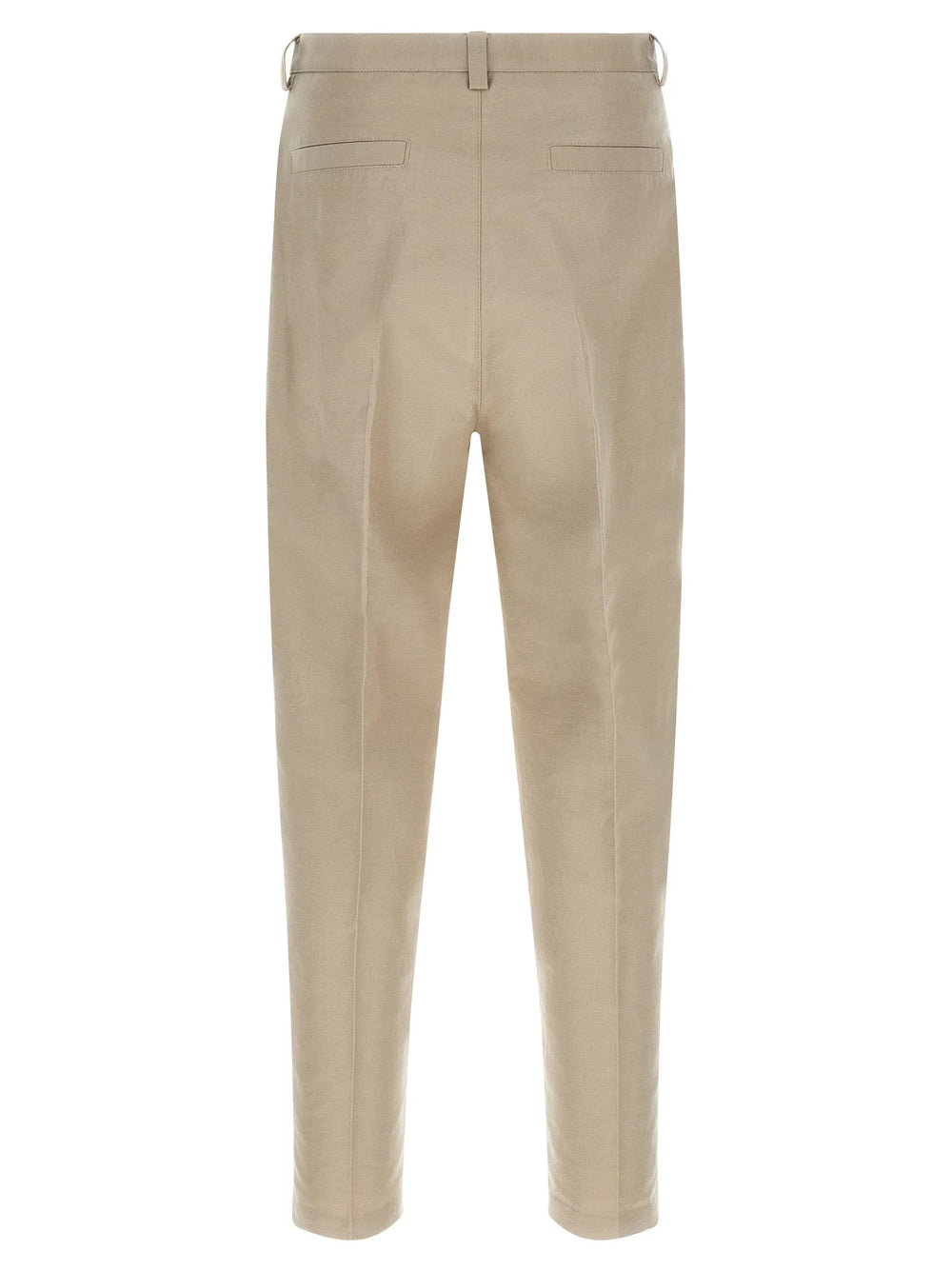 Brunello Cucinelli Brown Cotton Casual Pants