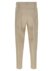 Brunello Cucinelli Brown Cotton Casual Pants