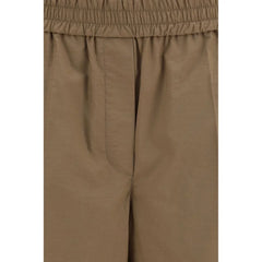 Brunello Cucinelli Brown Cotton Casual Pants