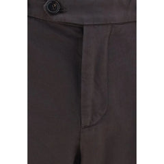 Brunello Cucinelli Brown Cotton Casual Pants