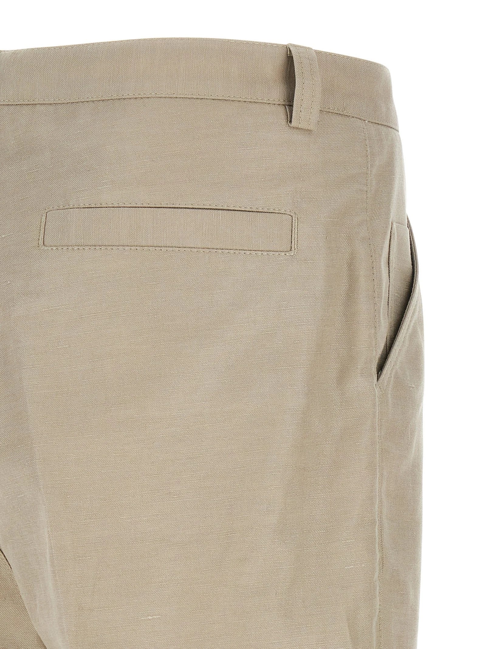 Brunello Cucinelli Brown Cotton Casual Pants