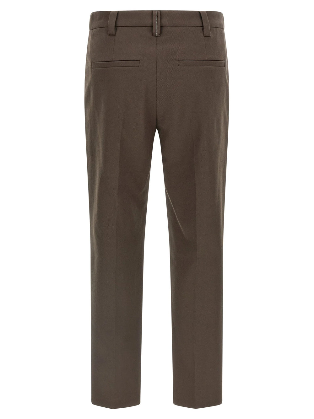 Brunello Cucinelli Brown Cotton Casual Pants - IT40