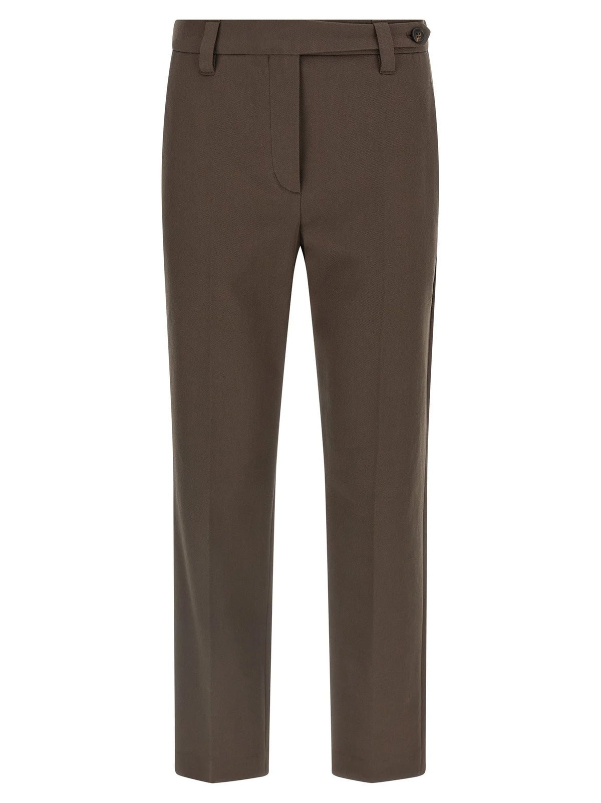 Brunello Cucinelli Brown Cotton Casual Pants - IT40