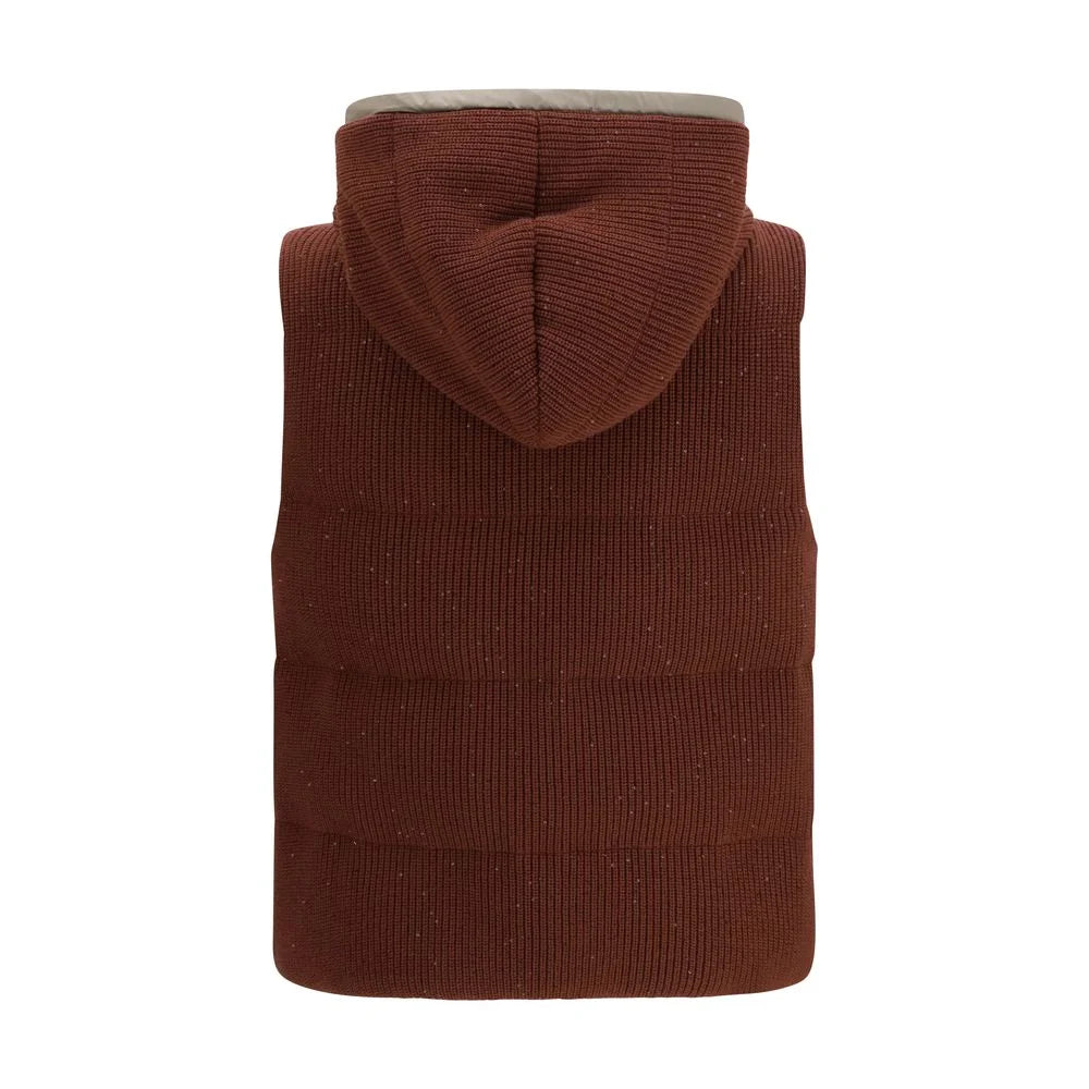 Brunello Cucinelli Brown Cotton Jackets And Coat - IT42 | L