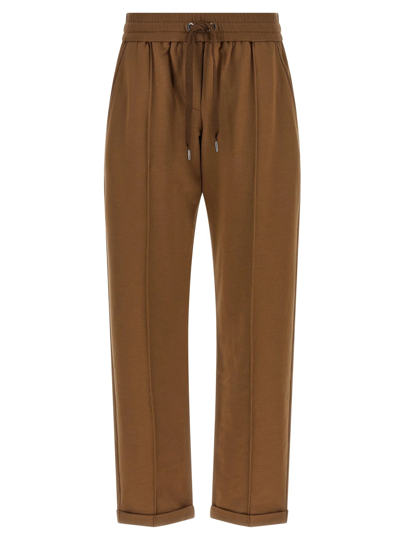 Brunello Cucinelli Brown Cotton Joggers (Workout Pants)