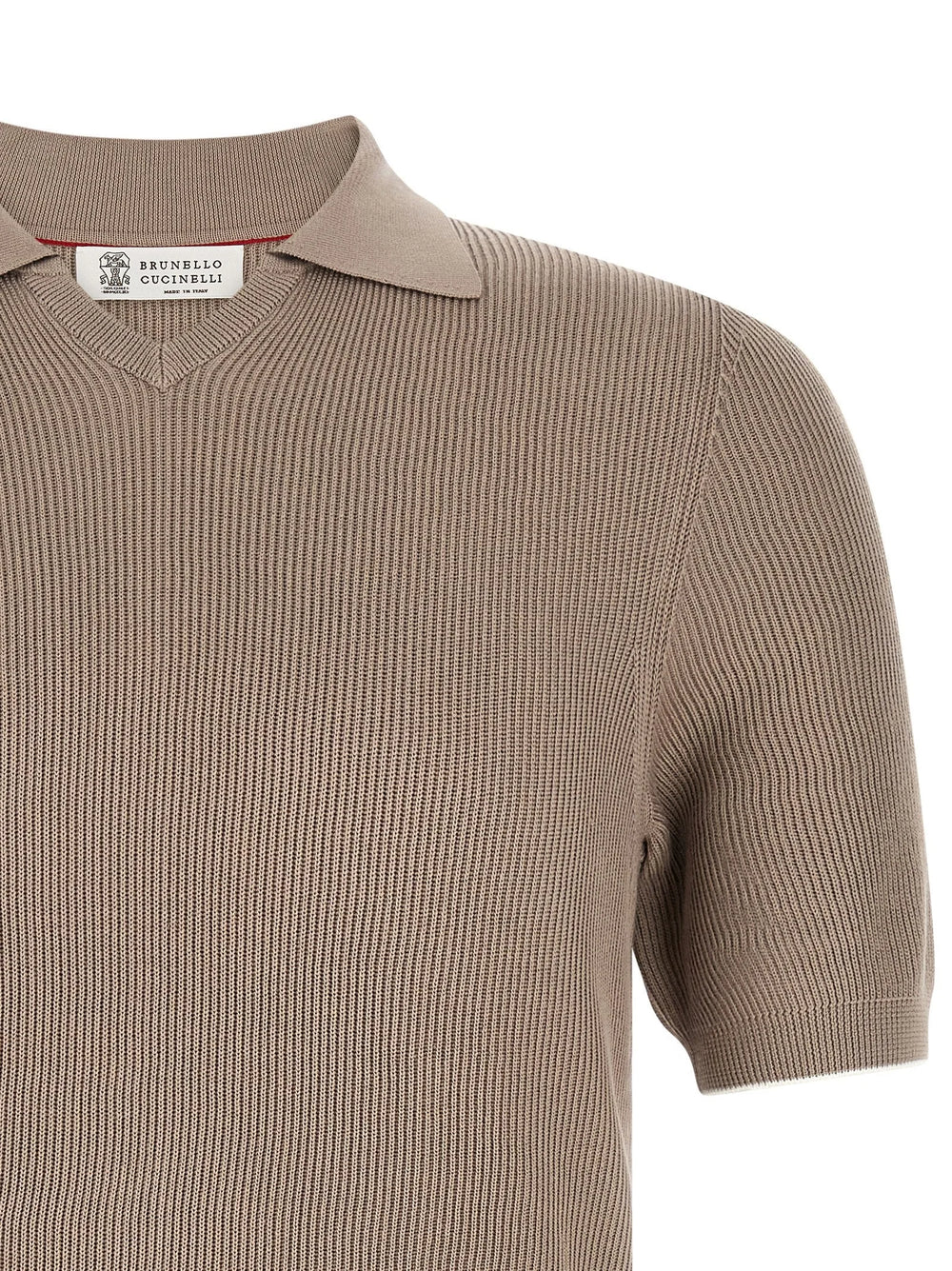 Brunello Cucinelli Brown Cotton Polo Shirt - IT46 | S
