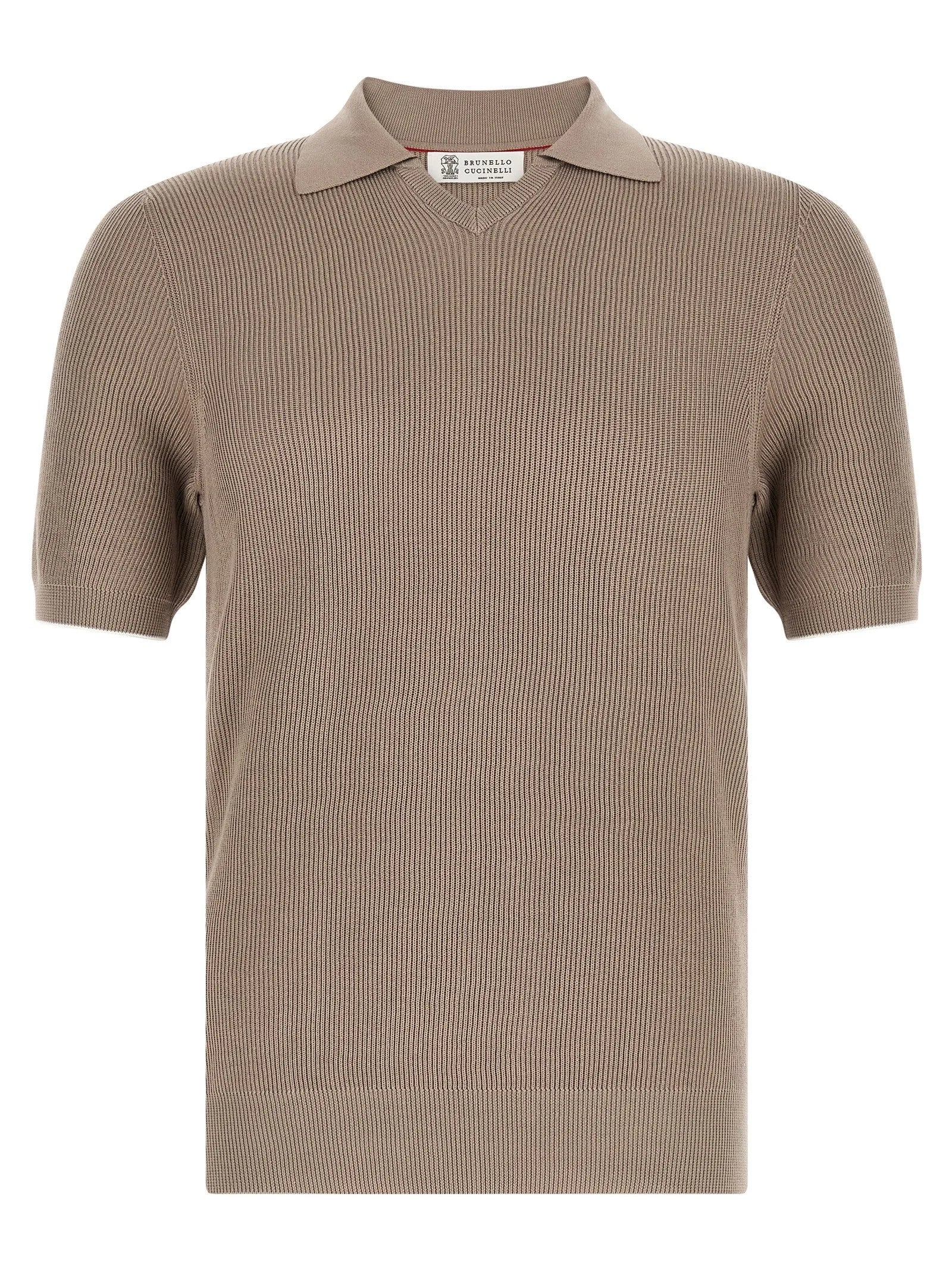 Brunello Cucinelli Brown Cotton Polo Shirt - IT46 | S