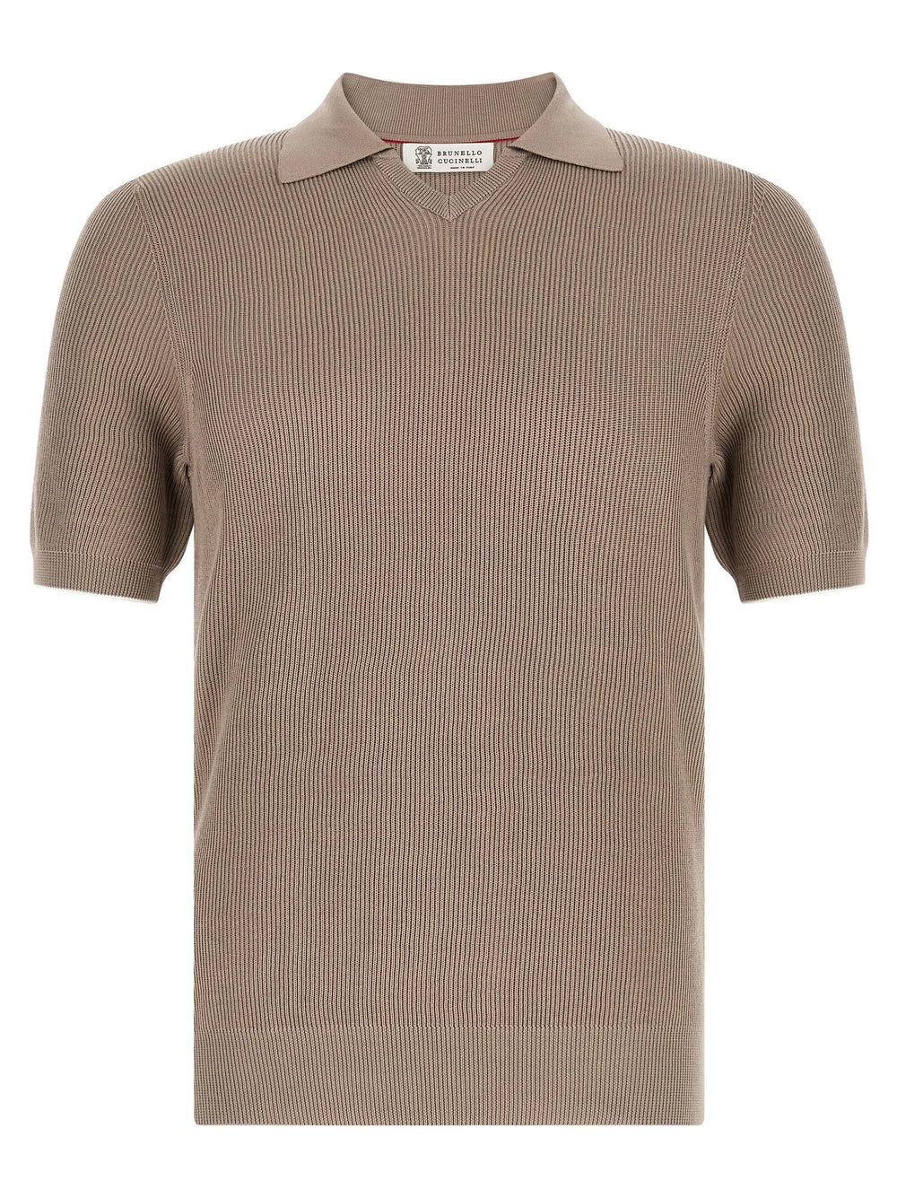 Brunello Cucinelli Brown Cotton Polo Shirt - IT46 | S