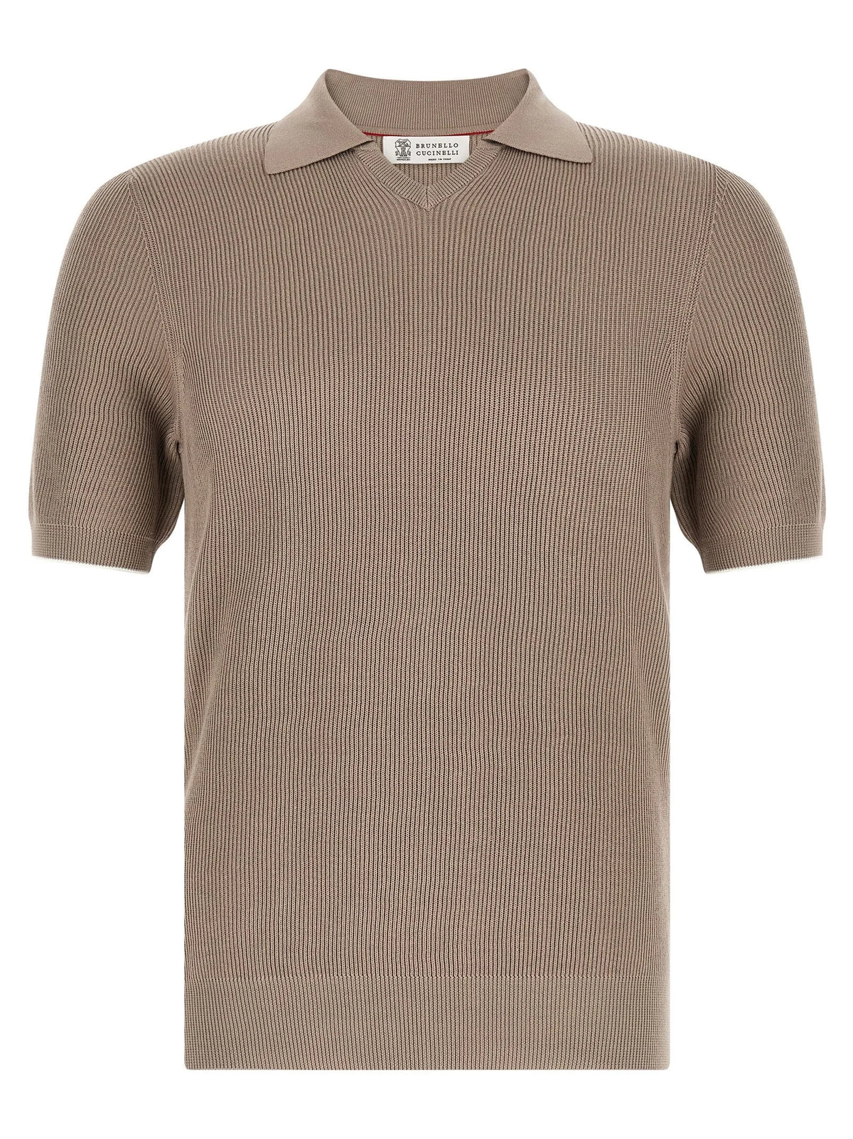 Brunello Cucinelli Brown Cotton Polo Shirt - IT46 | S
