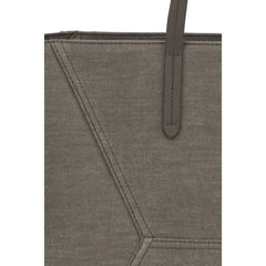 Brunello Cucinelli Brown Cotton Shoulder Bag