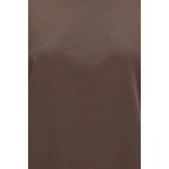 Brunello Cucinelli Brown Cotton T-Shirt