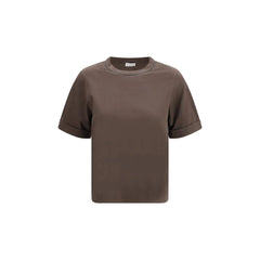 Brunello Cucinelli Brown Cotton T-Shirt - S