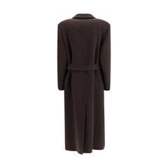 Brunello Cucinelli Brown Fleece Wool Coat