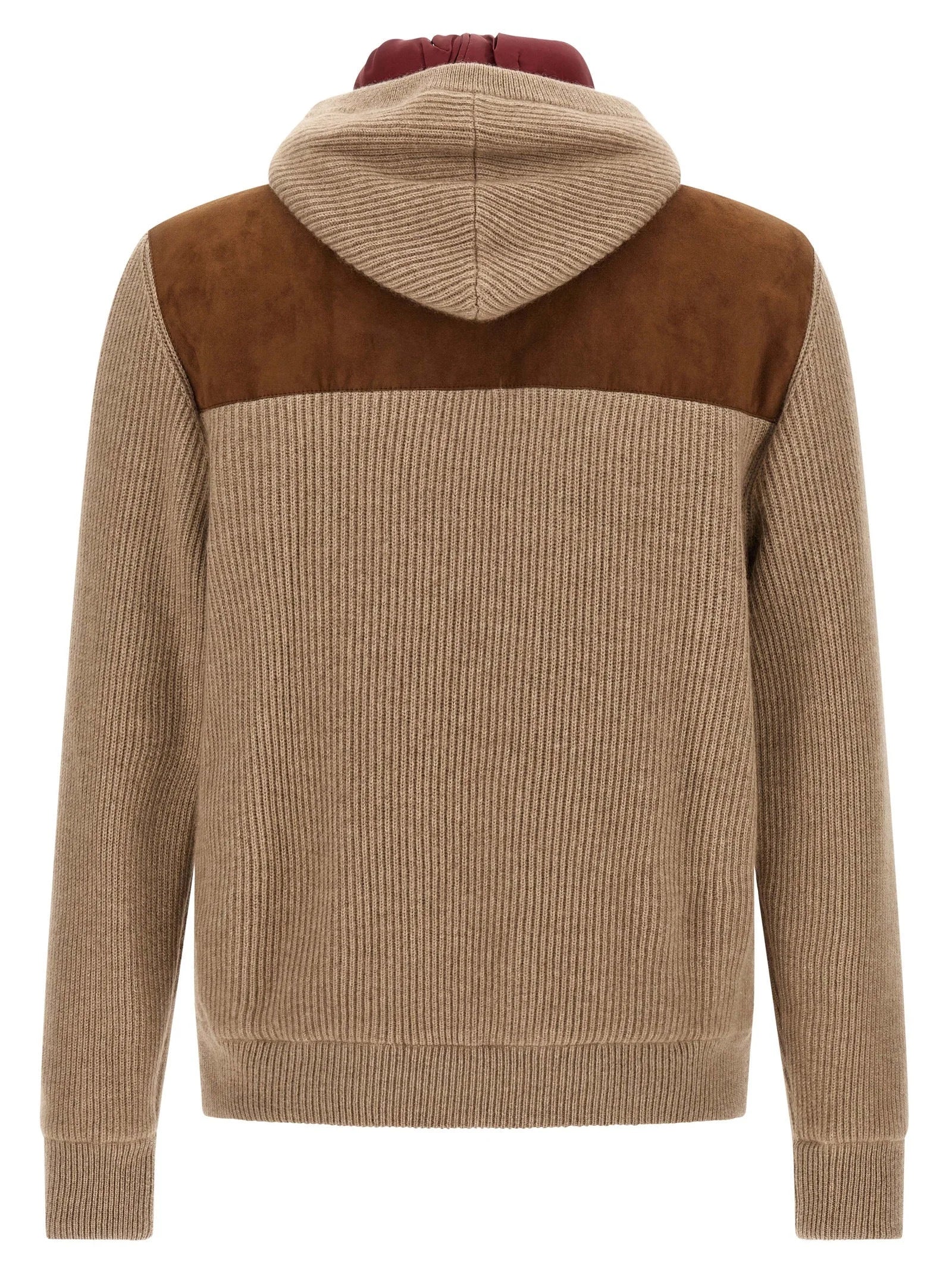 Brunello Cucinelli Brown Lamb Leather Bomber