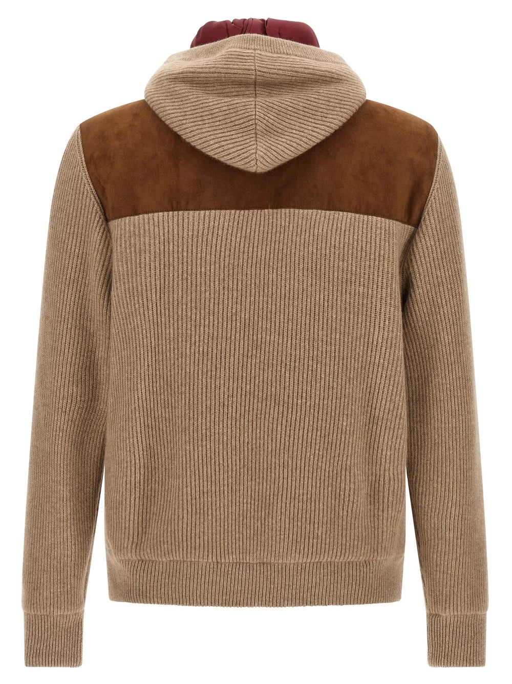 Brunello Cucinelli Brown Lamb Leather Bomber