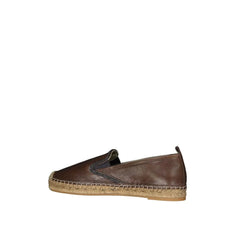 Brunello Cucinelli Brown Leather Espadrilles - EU37/US7