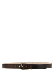 Brunello Cucinelli Brown Leather Regular Belt - L