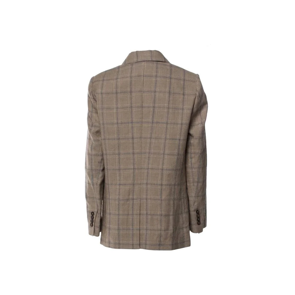 Brunello Cucinelli Brown Linen Blazer