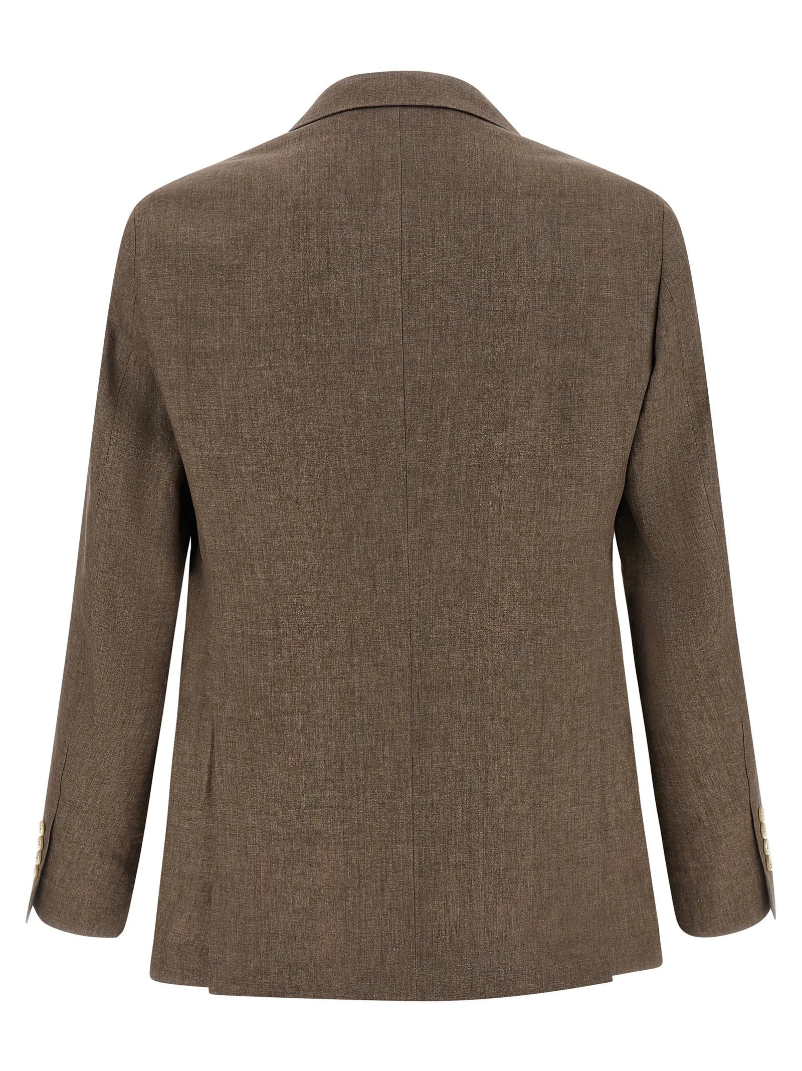 Brunello Cucinelli Brown Linen Blazer
