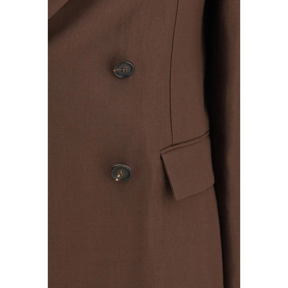 Brunello Cucinelli Brown Linen Blazer
