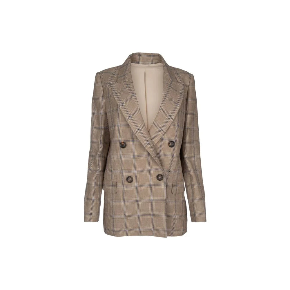 Brunello Cucinelli Brown Linen Blazer