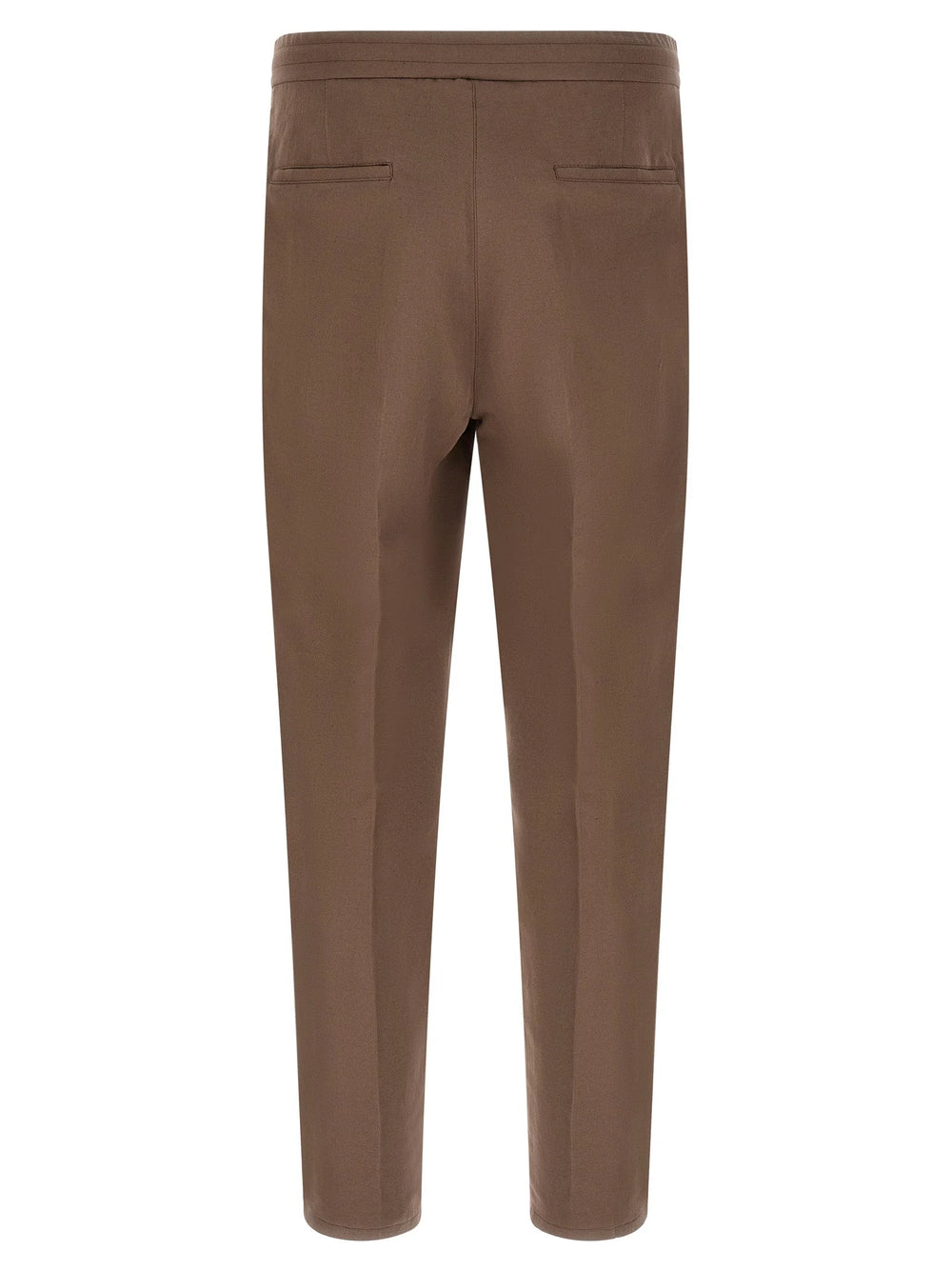 Brunello Cucinelli Brown Linen Casual Pants