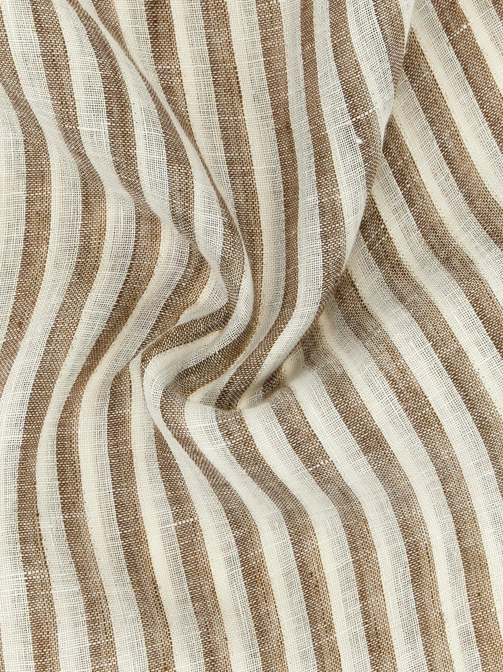 Brunello Cucinelli Brown Linen Scarf