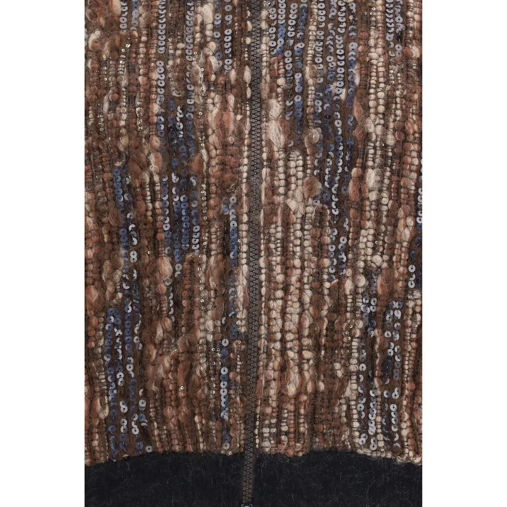 Brunello Cucinelli Brown Mohair Full-Length Jacket - L