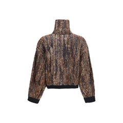 Brunello Cucinelli Brown Mohair Full-Length Jacket - L