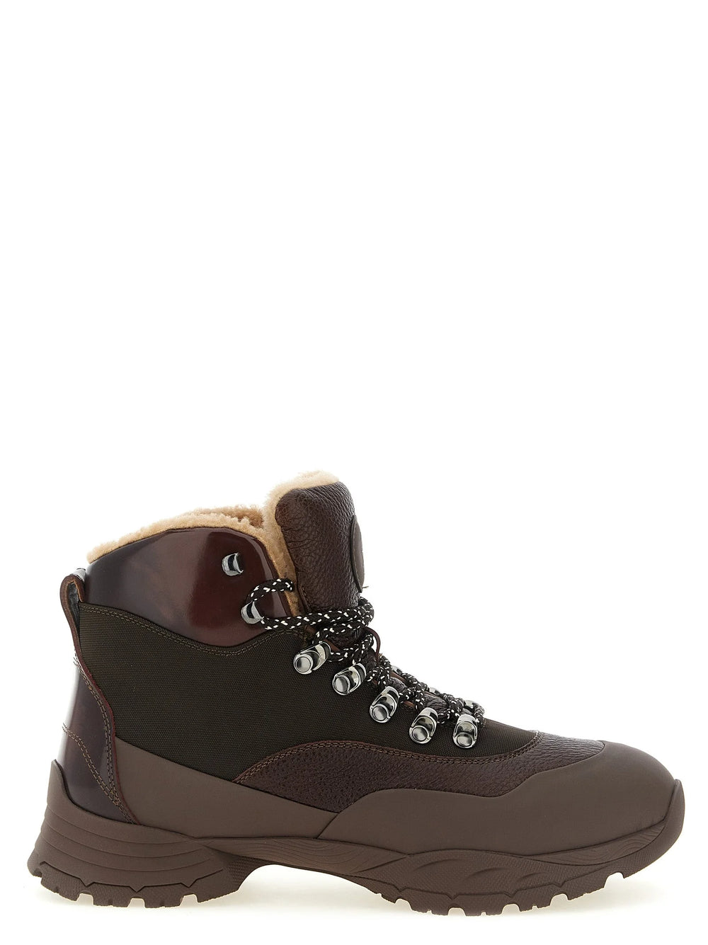 Brunello Cucinelli Brown Polyamide Ankle Boots