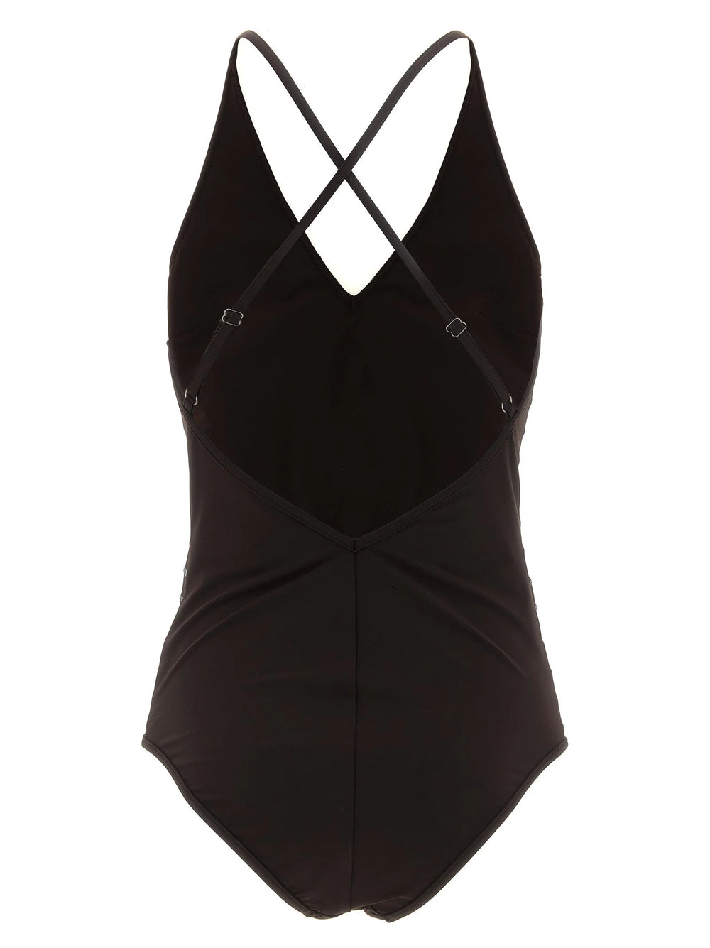 Brunello Cucinelli Brown Polyamide One-Piece Swimsuit