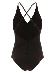 Brunello Cucinelli Brown Polyamide One-Piece Swimsuit