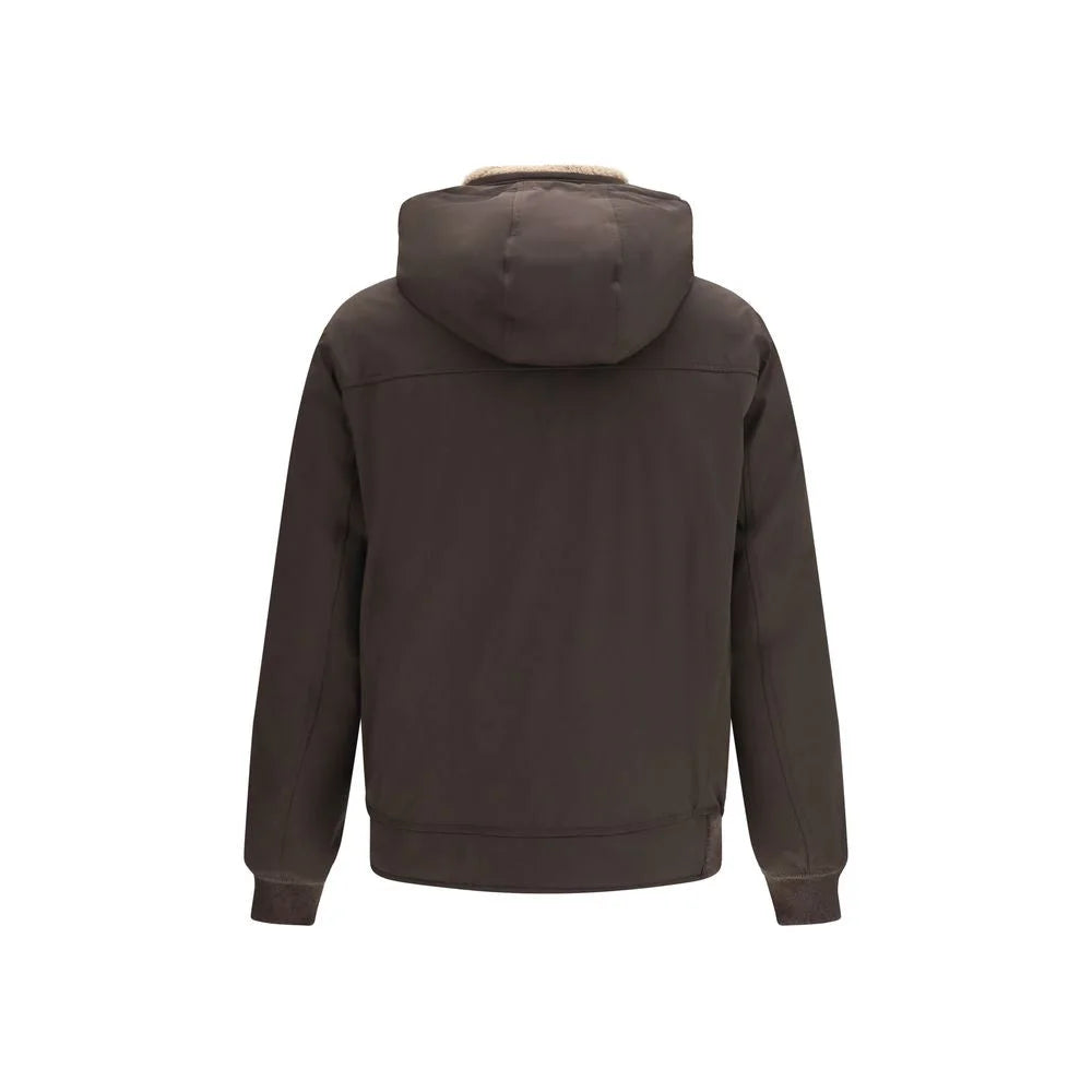 Brunello Cucinelli Brown Polyamide Shell Jacket - M
