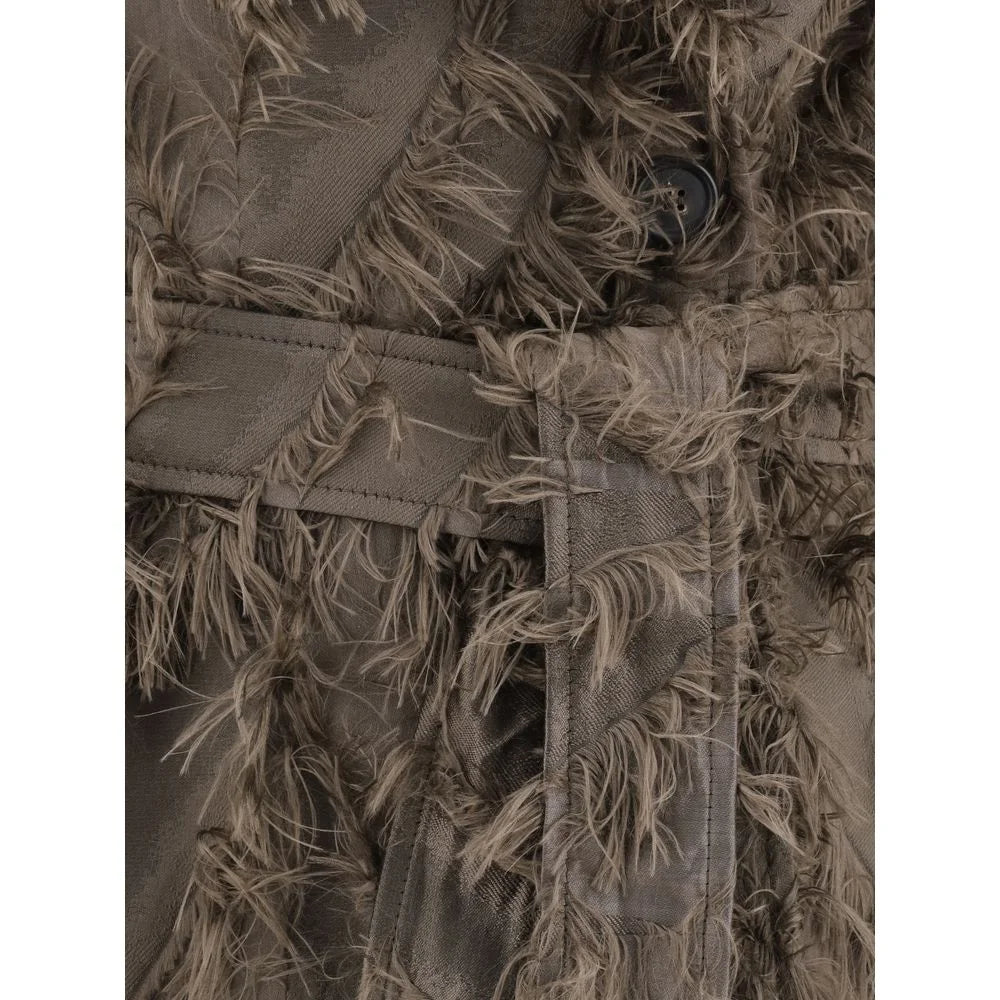 Brunello Cucinelli Brown Polyester Coat